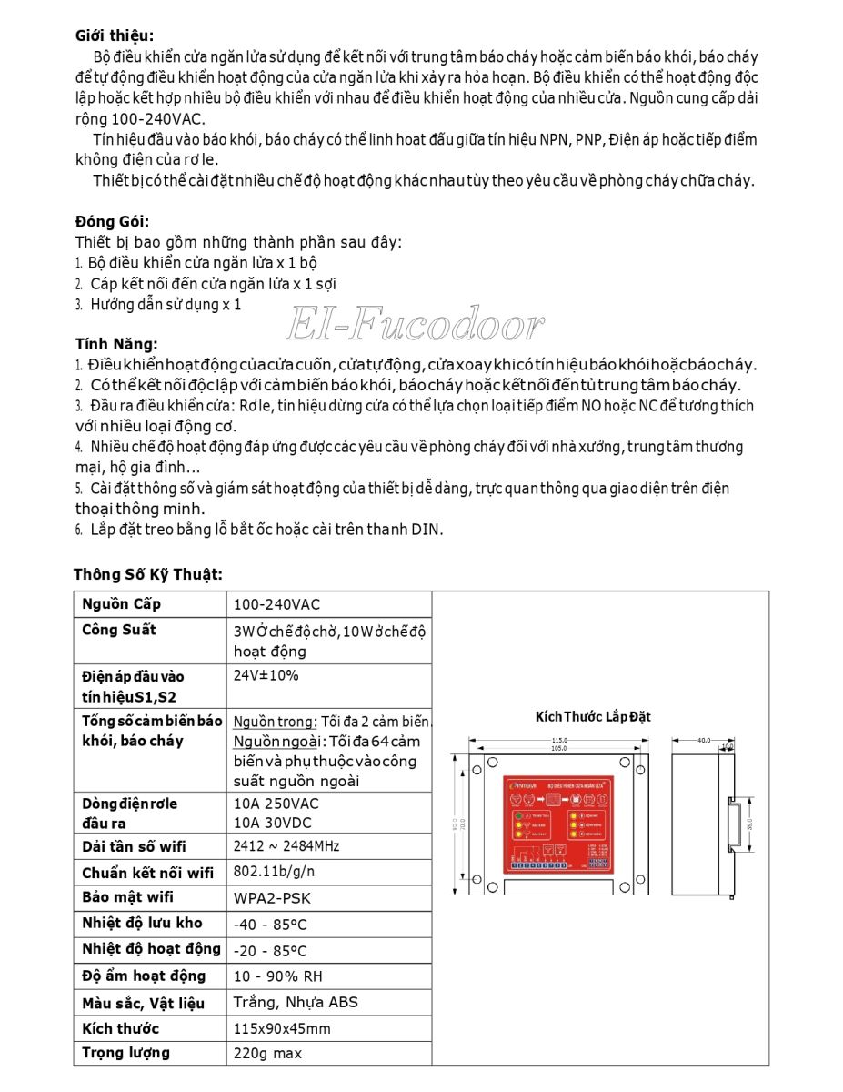 thiết bị cửa cuốn ngăn cháy EI 60, Thiết bị motor cửa cuốn ngăn cháy EI, Fuco, Motor, động cơ cửa cuốn ngăn cháy EI-Fuco, Cửa cuốn ngăn cháy EI 