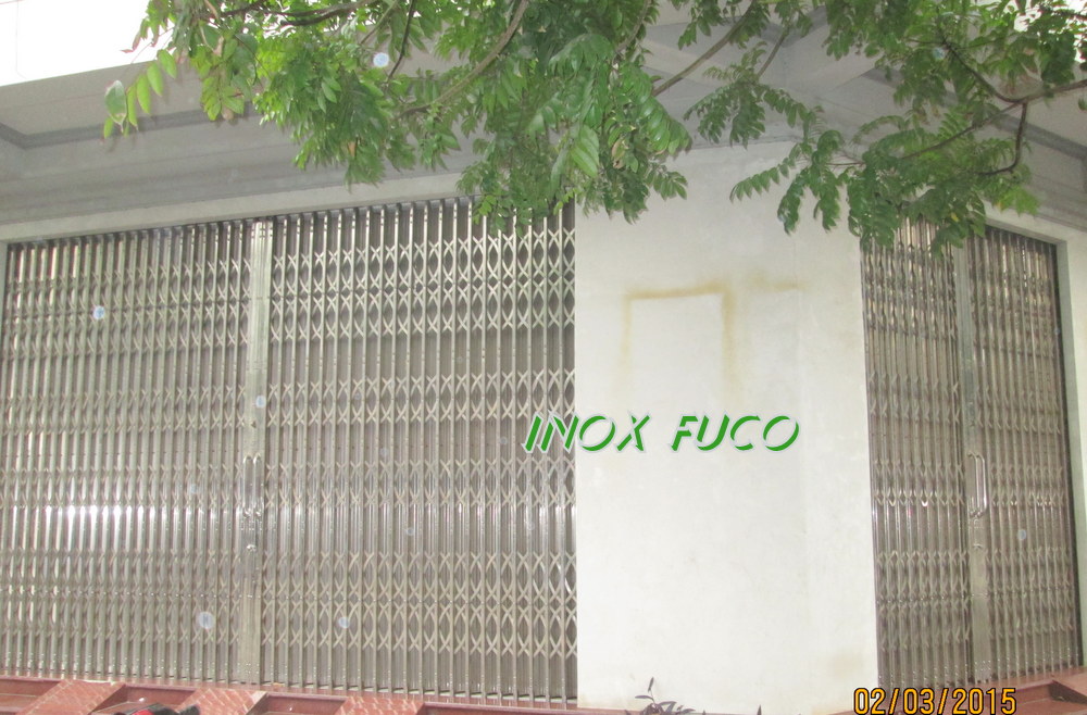 Cửa xếp INOX tại Quảng Ninh