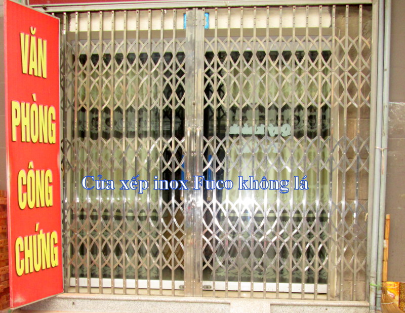Cửa xếp INOX tại Hà Tĩnh
