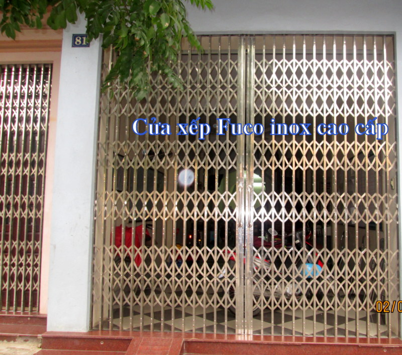 Cửa xếp INOX tại Hà Tĩnh